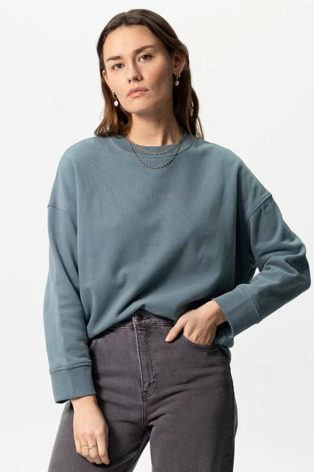 Dames Sissy-Boy Truien En Vesten>Groen E Oversized Sweater