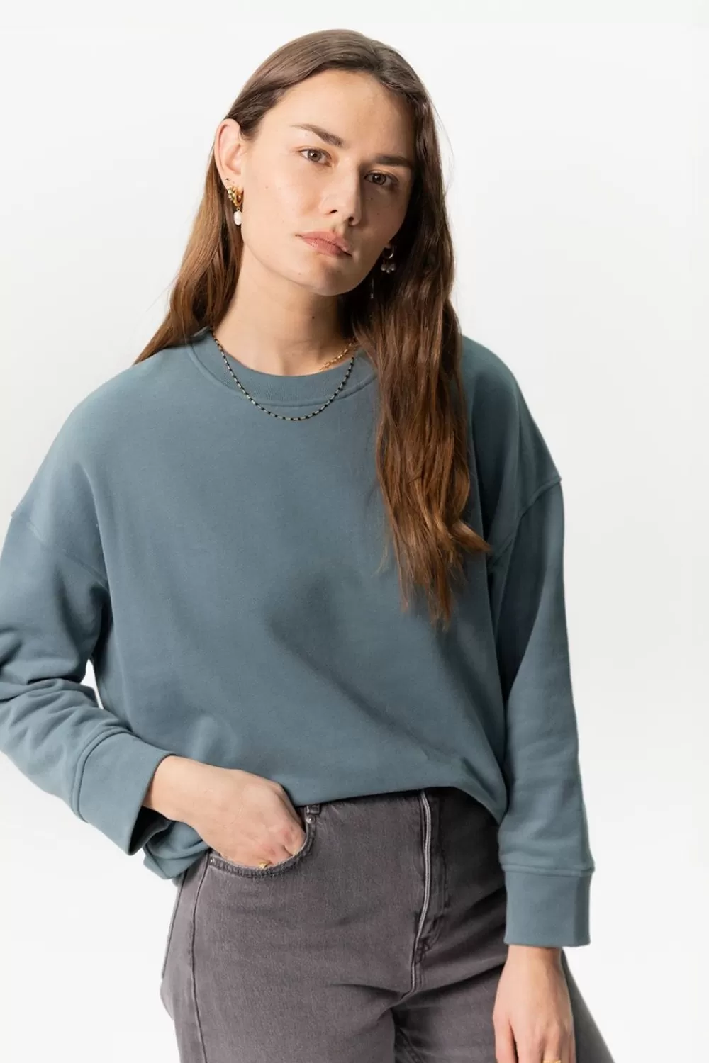 Dames Sissy-Boy Truien En Vesten>Groen E Oversized Sweater