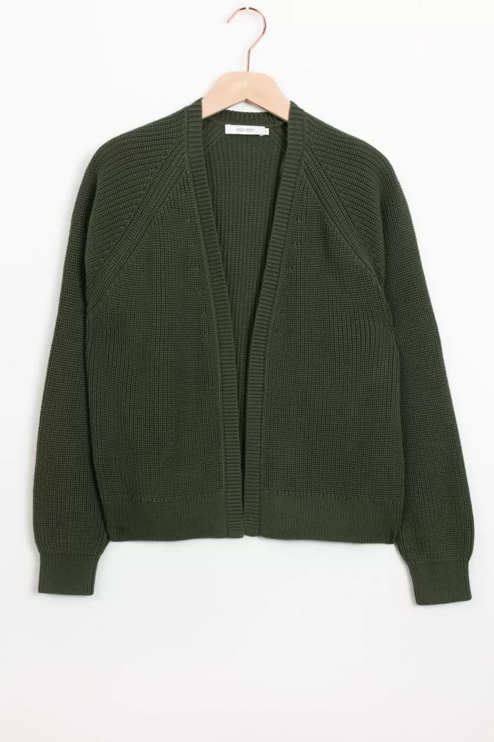 Dames Sissy-Boy Truien En Vesten>Groen Gebreid Vest
